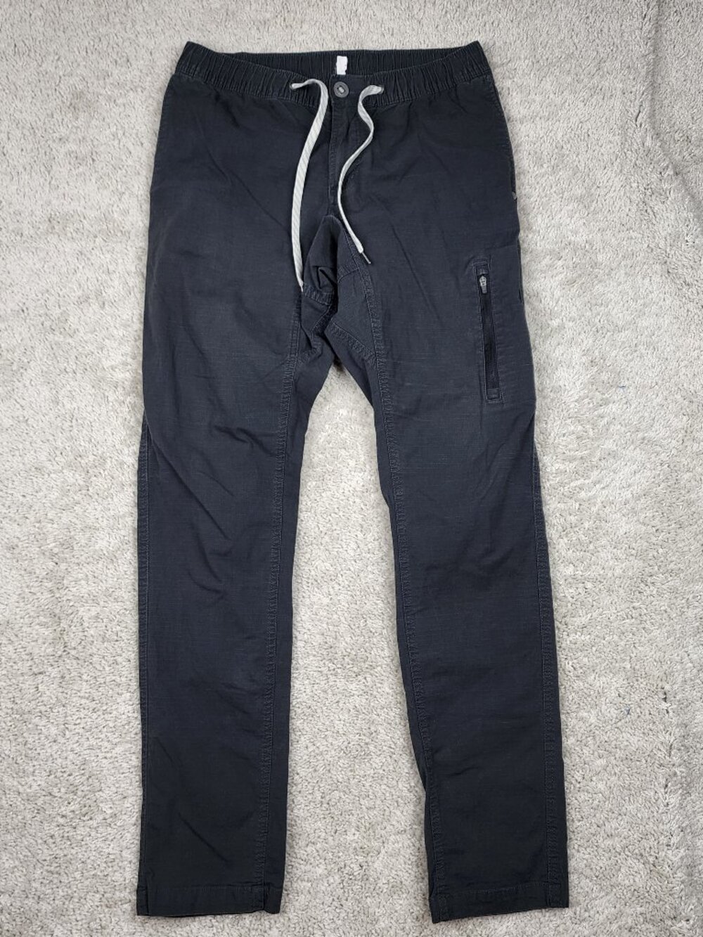 Vuori Ripstop Pants Mens Medium Climber Drawstring Navy BLue Hiking M  REI USA